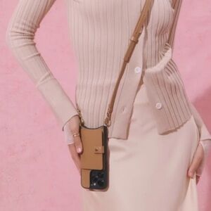 NWOT Bandolier Mila MagSafe Crossbody Phone/Card Case. iPhone 16 pro max